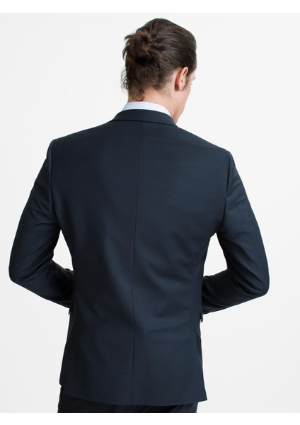 Erkek Lacivert Slim Fit Ceket 50187412-VR033