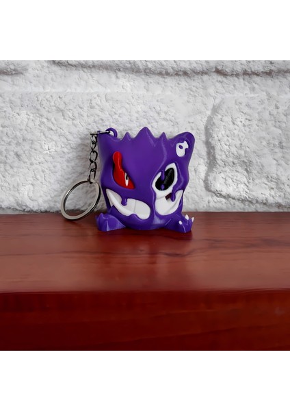 Pokemon Gengar Kafatası Anahtarlık - (1 Adet)