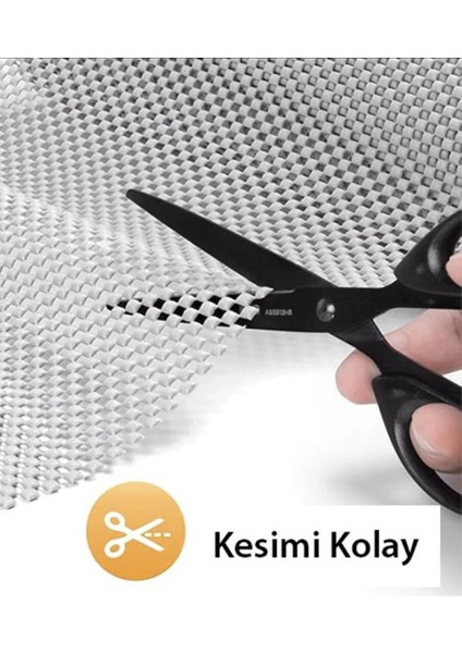 Çok Amaçlı Halı Altı, Mutak, Çekmece ve Raf Için Kesilebilir Kaydırmaz 38*92CM