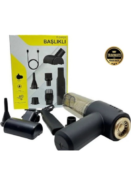 Citroen C4 2011-2012-2013-2014-2015-2016-2017-2018 Kablosuz Şarjlı El Süpürgesi ,güçlü Emiş / Üfleme Özellikli, Araç Için Taşınabilir