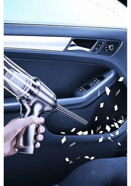 Citroen C4 2011-2012-2013-2014-2015-2016-2017-2018 Kablosuz Şarjlı El Süpürgesi ,güçlü Emiş / Üfleme Özellikli, Araç Için Taşınabilir