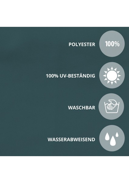 8 Metre x 100 cm Yeşil Renk Polyester Balkon Demiri Brandası Su Geçirmez 650G