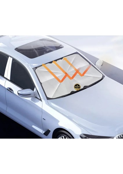 Volvo EX40 Elektrikli 2024-2025 Katlanabilir Araç Güneşlik Şemsiye