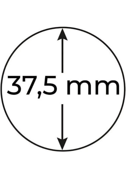 3996368437FB263A59 Yapışkansız Karton Kapama 37,5 mm Madeni 5 adet Para Kapaması