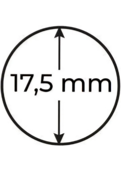 3996368437FA738FB2 Yapışkansız Karton Kapama 17,5 mm Madeni Para Kapaması 5 adet