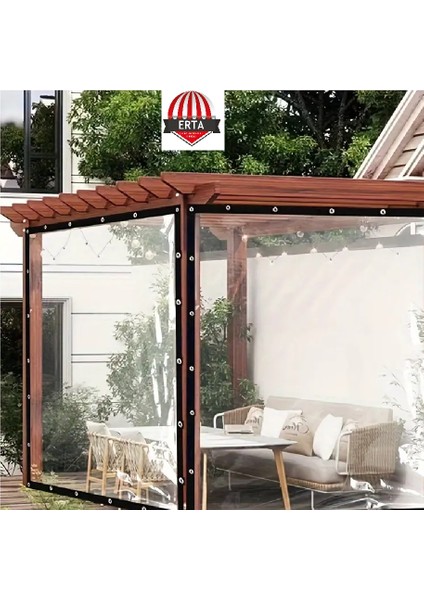 5,60 Metre x 1,50 Metre 0.80MM Şeffaf Balkon Brandası Malzeme Işçilik fiyatları