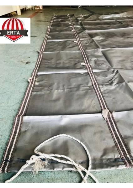 4.5 Metre x 5.5 Metre Kamyon-Tır-Kamyonet Çadırı Çift Sıra Kuşaklı 250 Grm Pilsa Ipli Lastikli
