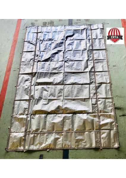 4.5 Metre x 5.5 Metre Kamyon-Tır-Kamyonet Çadırı Çift Sıra Kuşaklı 250 Grm Pilsa Ipli Lastikli