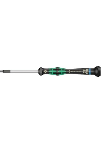 2054 Elektrik Teknisyenleri Için Düz Tornavida, Hex-Plus, 2,5 Inç x 60 Mm, 05118070001