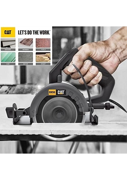 Cat DX55 1400W 110MM Profesyonel Sulu/kuru Seramik Kesme