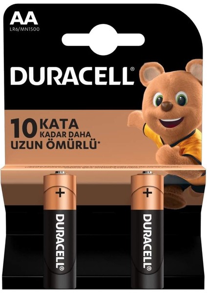 Alkalin Aa Kalem Piller, 2 Li Paket