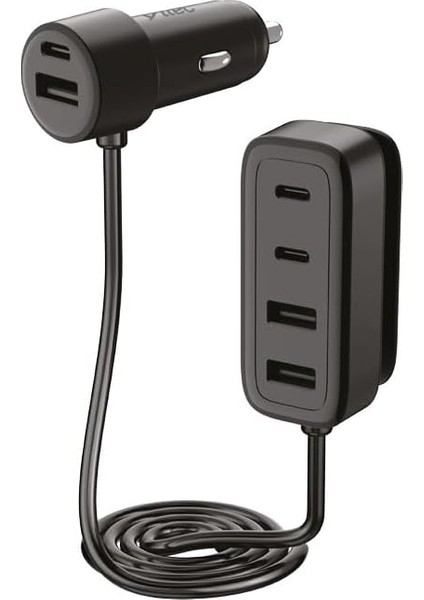 Smartcharger 6sı 1 Arada Pd 90W Araç Hızlı Şarj Aleti 3 Usb-C+3 Usb-A