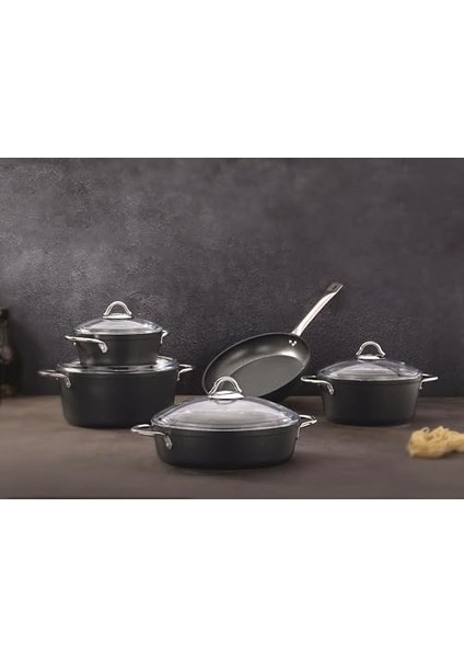 Pro-Plus 24 cm Tencere Titanyum