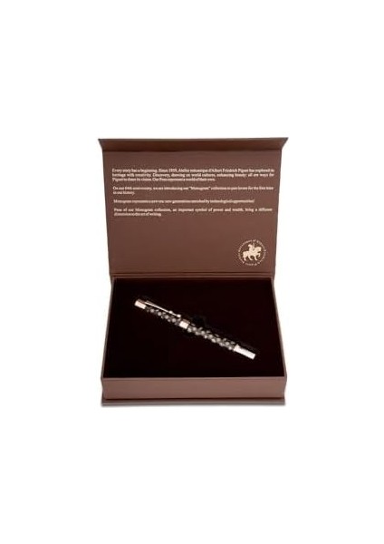 Geneve Suisse - Altın Kaplama Uçlu Lüks Monogram Special Edition Tükenmez ve Dolma Kalem (Tükenmez Kalem)