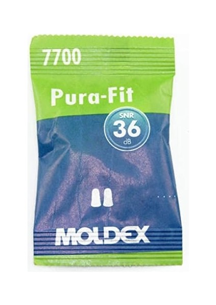 7700 Pura-Fit Yumuşak Köpük-Kulak Tıkacı, Snr: 36 Db 10 Pairs 7700