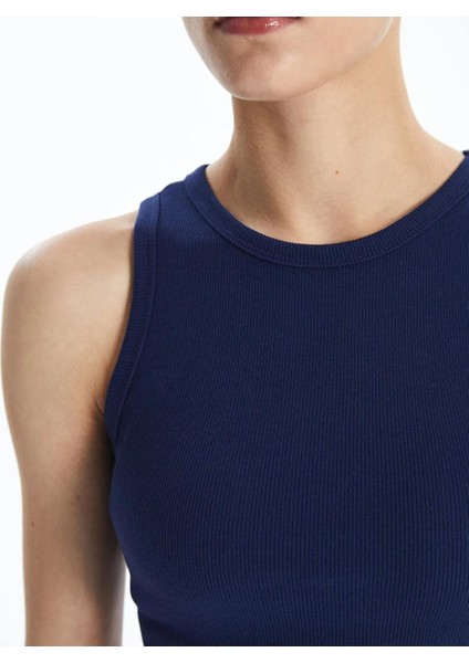 Lcw Vision Bisiklet Yaka Dokulu Kadın Crop (S5) modelleri