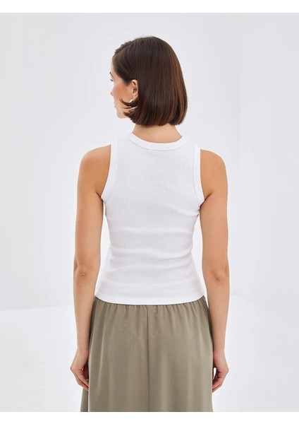 Lcw Vision Bisiklet Yaka Dokulu Kadın Atlet (S5) fırsatları