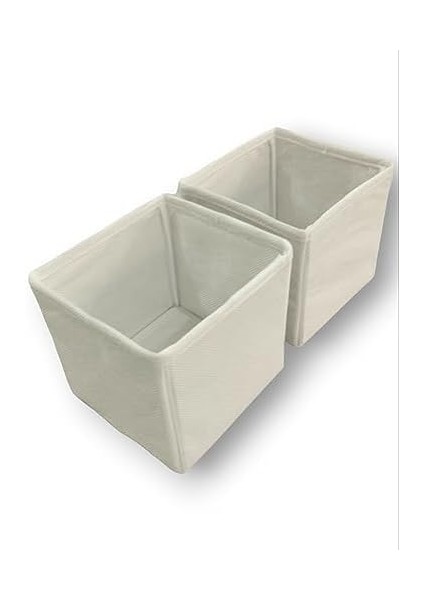 Room 2'li Beyaz Çekmece Içi Düzenleyici Organizer Set - Çok Amaçlı Dolap Içi Kutu Seti (13 * 13 * 13)
