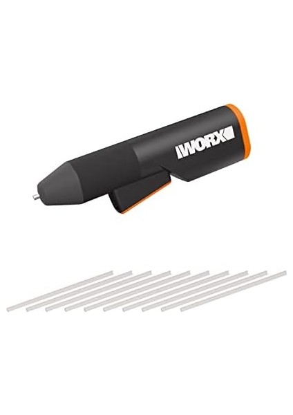WX746.9 Makerx 20V Profesyonel Sıcak Mum Silikon Tabancası + 10 Silikon