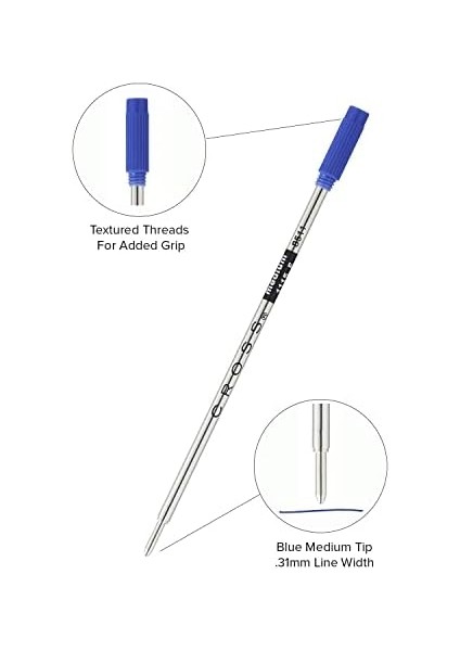 8511D C1 Slim Tükenmez Refil Mavi Medium Uç