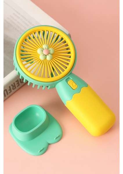 Taşınabilir Mini Fan Soğutucu Masa Üstü Vantilatör USB Şarjlı Pratik