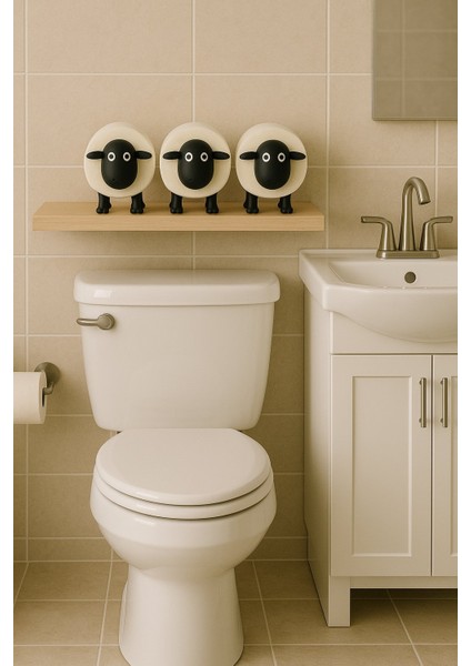 Koyun Şekilli Tuvalet Kağıdu Tutucu,dekoratif Banyo Düzenleyici fiyatları