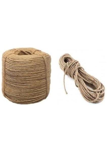 Marifetlerim - Natürel Halat Urgan Ip 4 mm 10 Metre