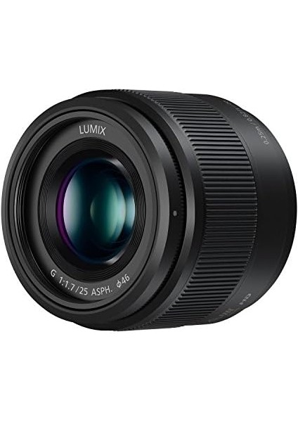 H-H025E Lumıx G Sabit Genişliği 25 mm F1.7 Asph. Objektif (Görüntü Açısı 47°, Filtre Boyutu 46 Mm, Yakın Ayar Sınırı 0,25 M) Siyah