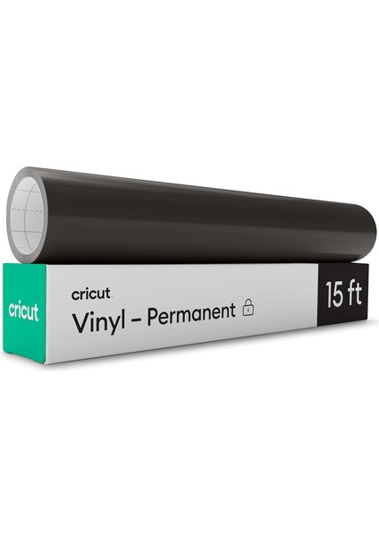 2006840 Premium Kalıcı Vinil, Siyah, 12" x 180"