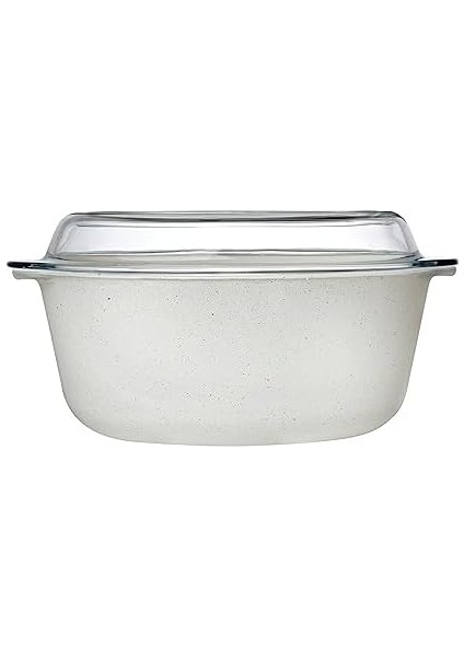 Non-Stick Cam Kapaklı Yuvarlak Tencere, Krem 3150CC, PB-59013-GR