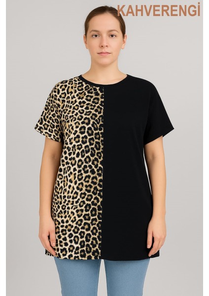 Kadın Büyük Beden Özel Desen Viskon Bluz modelleri