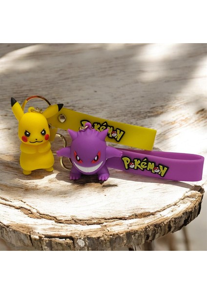 Pokemon Karakterli Anahtarlık & Çanta Süsü 2'li