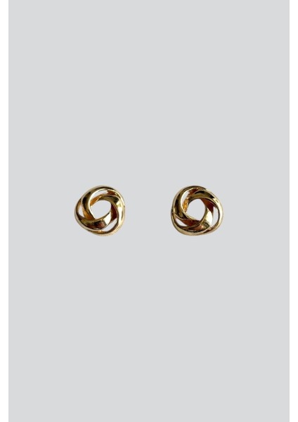 Gold Sarmal Küpe