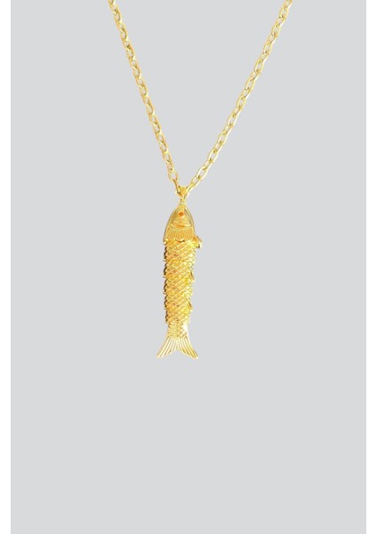 Hareketli Balık Figürlü Kolye