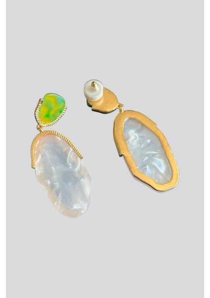 Sallantılı Oval Küpe