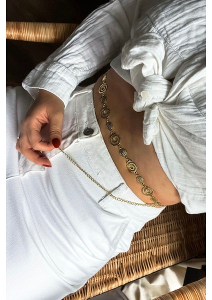 Spiral Tasarım Bel Zinciri