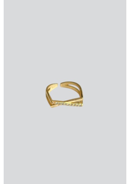 Gold Taşlı Yüzük