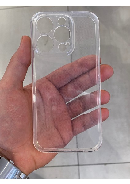 Iphone 15 Pro Uyumlu Koruyucu Şeffaf Silikon Kılıf