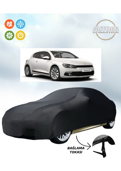 Volkswagen Scirocco Araba Brandası,oto Branda Alttan Bağlantı Tokalı Siyah