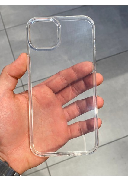 Iphone 14 Plus ve 15 Plus Uyumlu Koruyucu Şeffaf Silikon Kılıf
