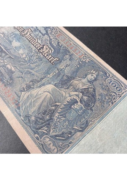 399636834CFE8EB332 1910 Almanya 100MARK Temiz+/çt Eski Yabancı Kağıt Para