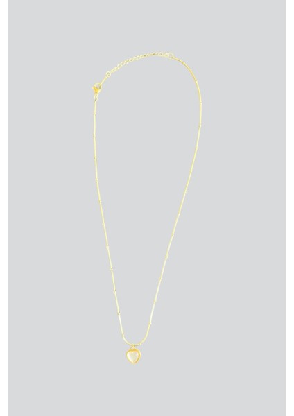 Beyaz Taşlı Kalp Kolye fiyatları