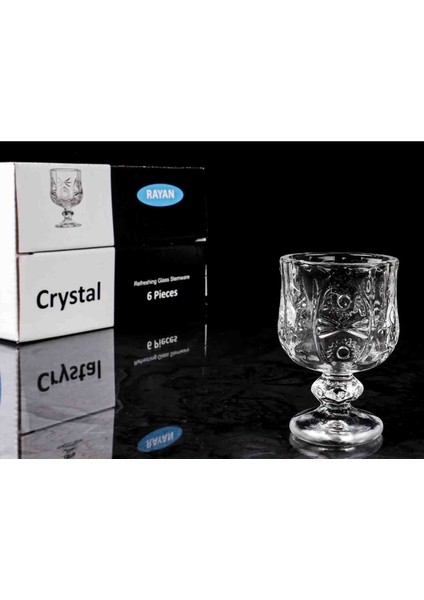 Crystal 6'lı Kahve Yanı Su Bardağı