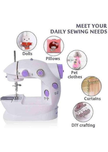 Mini Ev Dikiş Makinesi Pedallı Sewing Machine