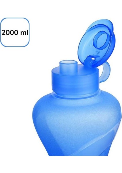 2000ML Kapasiteli Sporcu Tipi Suluk Pratik El Matarası TP-487