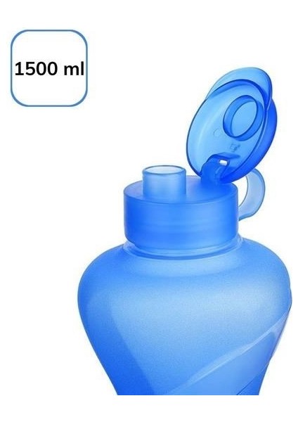 1500ML Kapasiteli Sporcu Tipi Suluk Pratik El Matarası