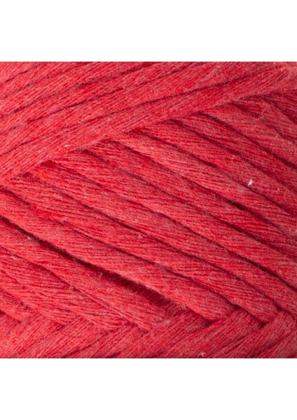 La Mia Boho Kırmızı Büküm Makrome Ipi - L033 - 33990