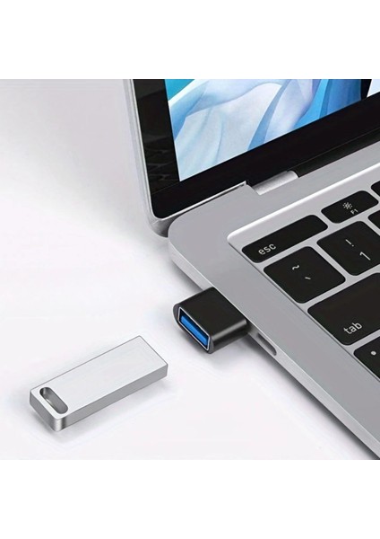 1 Adet USB To C Adaptor Dişi Çevirici Dönüştürücü Adaptör