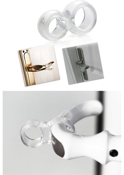 Silikon Kapı & Pencere Vurma Önleyici Stoper Kapı Tamponu 4 Adet