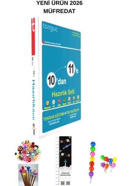 10'dan 11'e Hazırlık Seti (Uzay A. + Emoji K. + Kalem B.)2026 Müfredat Yeni Ürün